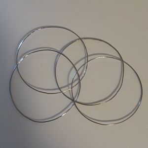 Four Sterling Bangles